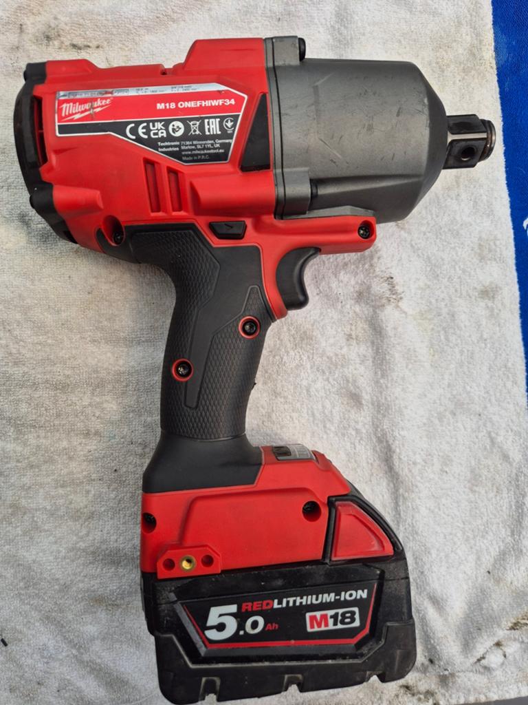 Milwaukee M18 ONEFHIWF34 moeraanzetter, Ophalen of Verzenden, Zo goed als nieuw