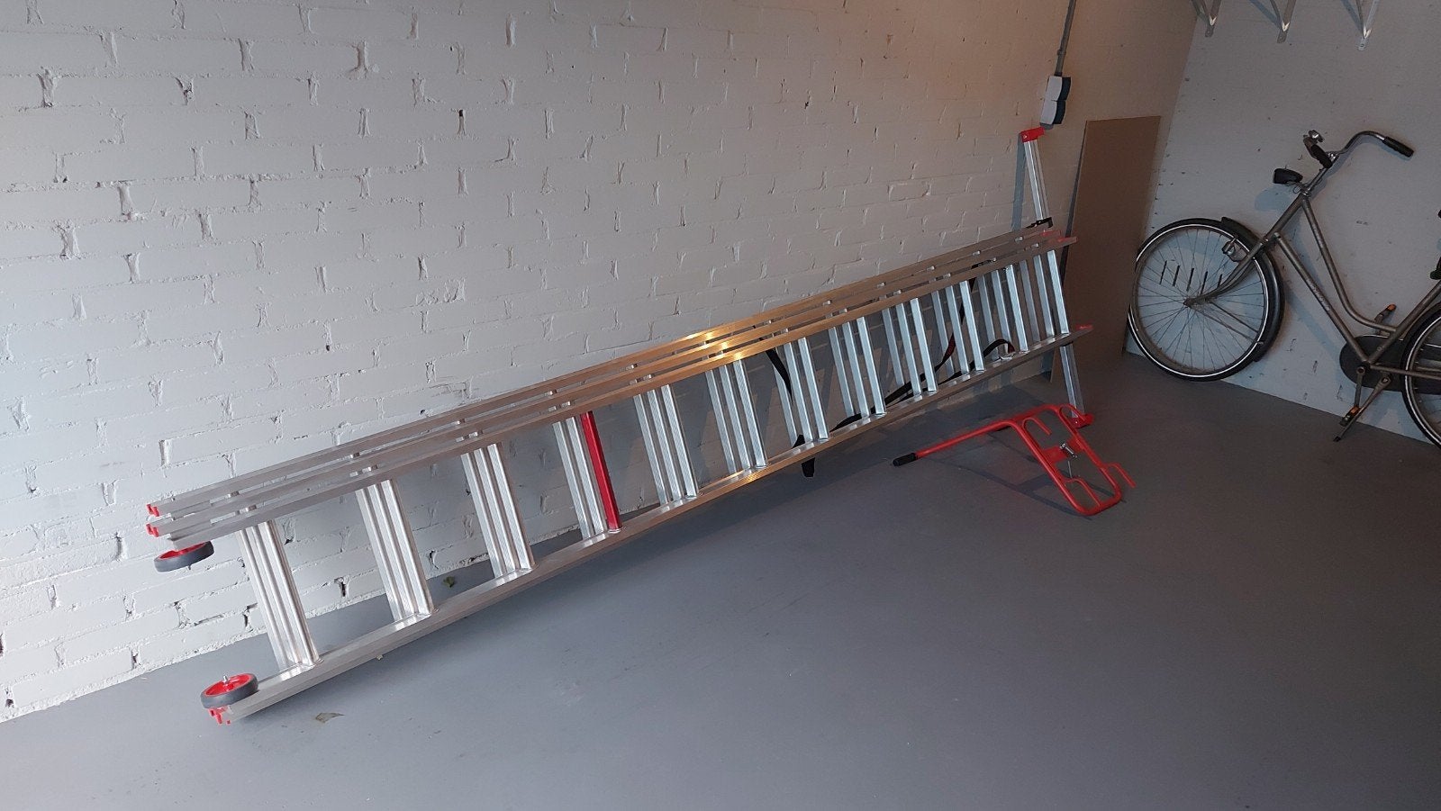Nieuwe Altrex Ladder 3x12 8,5 meter, Ophalen, Nieuw, Ladder, Opvouwbaar of Inschuifbaar