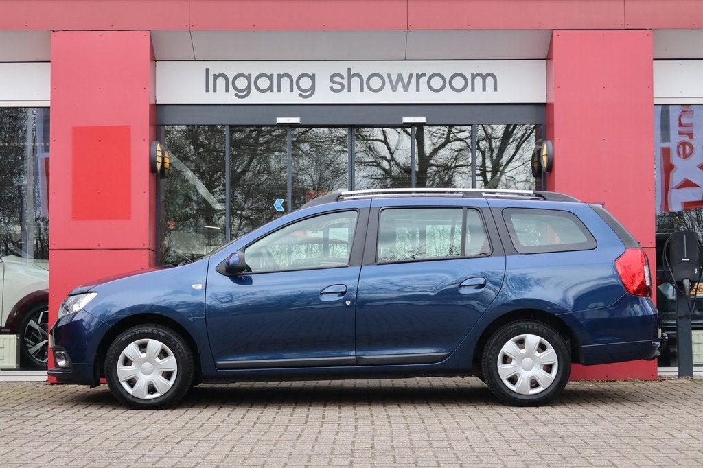 Dacia Logan MCV TCe 90pk SL Royaal | Origineel NL | Airco |, Voorwielaandrijving, Stof, Gebruikt, Blauw