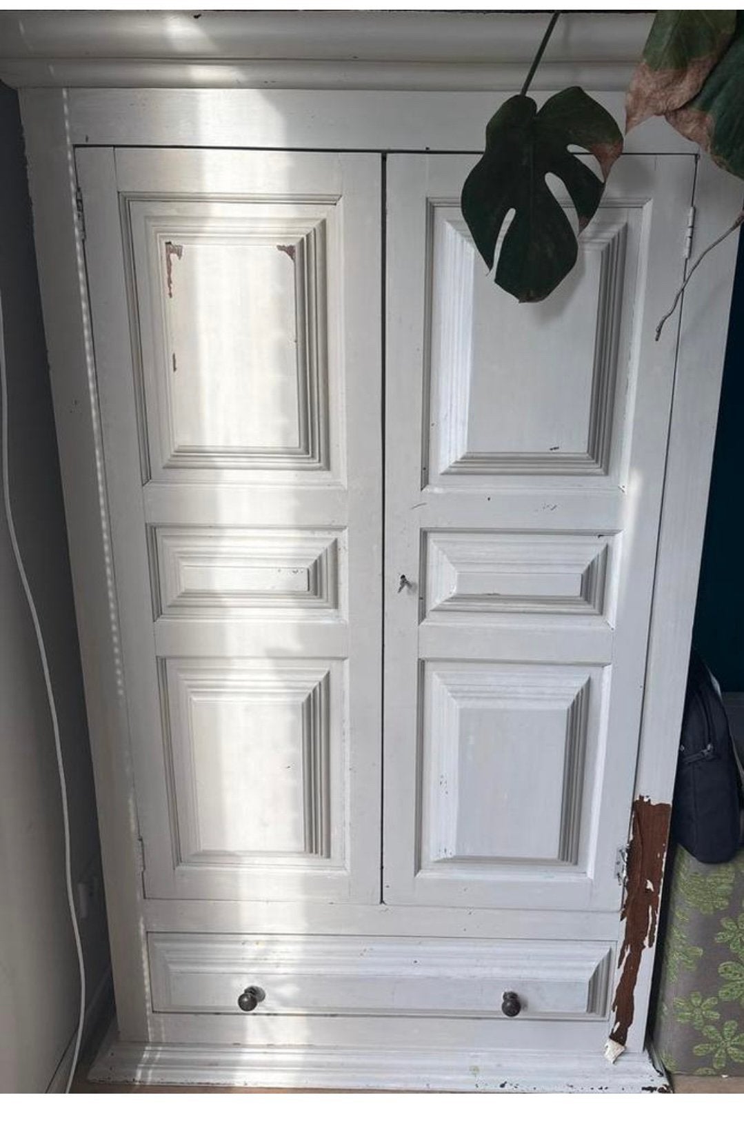 Antieke kast van Braziliaans Hardhout, Huis en Inrichting, Ophalen, Gebruikt, Eikenhout, Landelijk