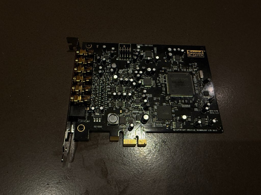 Creative Sound Blaster ZxR geluidskaart, Computers en Software, Ophalen of Verzenden, Zo goed als nieuw, Intern, Creative Sound Blaster