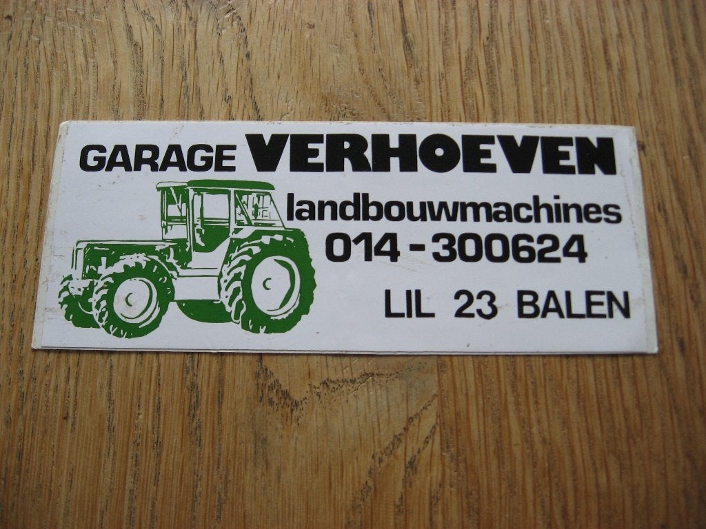 Sticker Tractor Landbouwmachines Balen 13,5 x 5,5 cm, Verzamelen, Ophalen, Nieuw, Overige typen