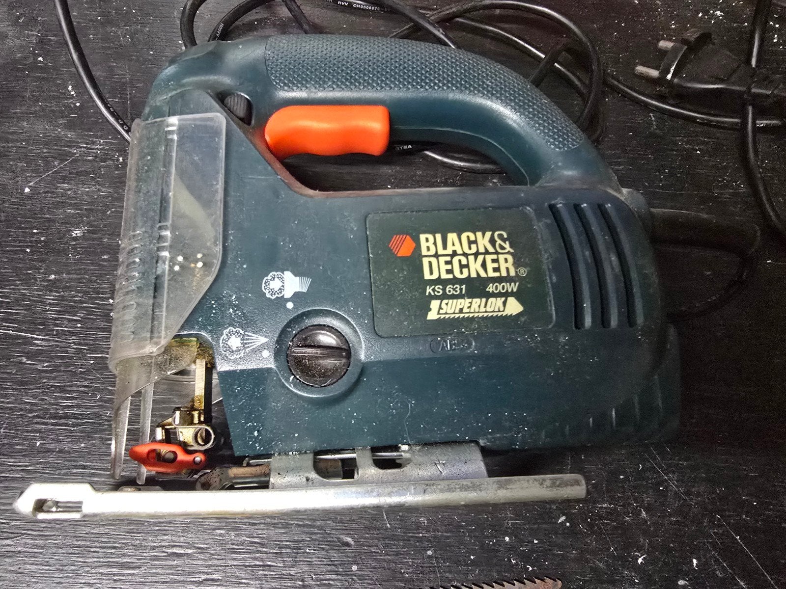 Black & Decker Decoupeerzaag KS631 400W, Gebruikt, Decoupeerzaag, Ophalen of Verzenden, Black & Decker