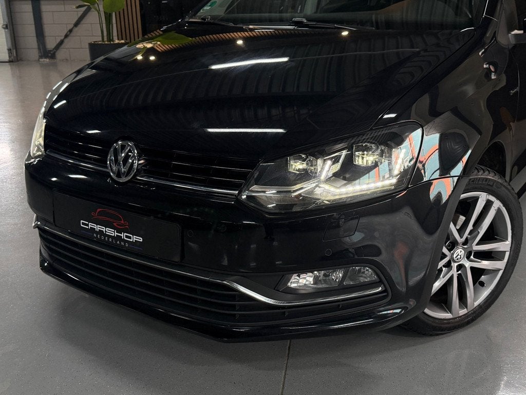 Volkswagen POLO 1.0 MPI LOUNGE EDITION! CRUISE/LED/STOELVRM, Stof, Gebruikt, Zwart, Bedrijf