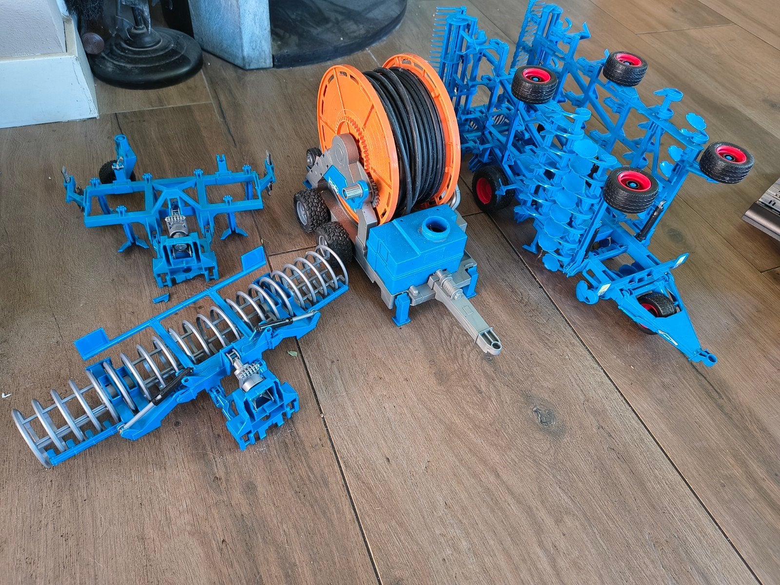 Grote set Bruder speelgoed: tractoren, landbouwmachines, Ophalen of Verzenden, Gebruikt