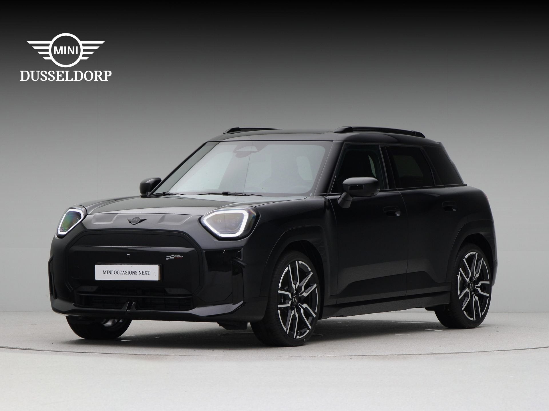 MINI Aceman E John Cooper Works Pakket L Accu conditie 100%, Auto's, Met garantie (alle), Isofix, Zwart, Aceman