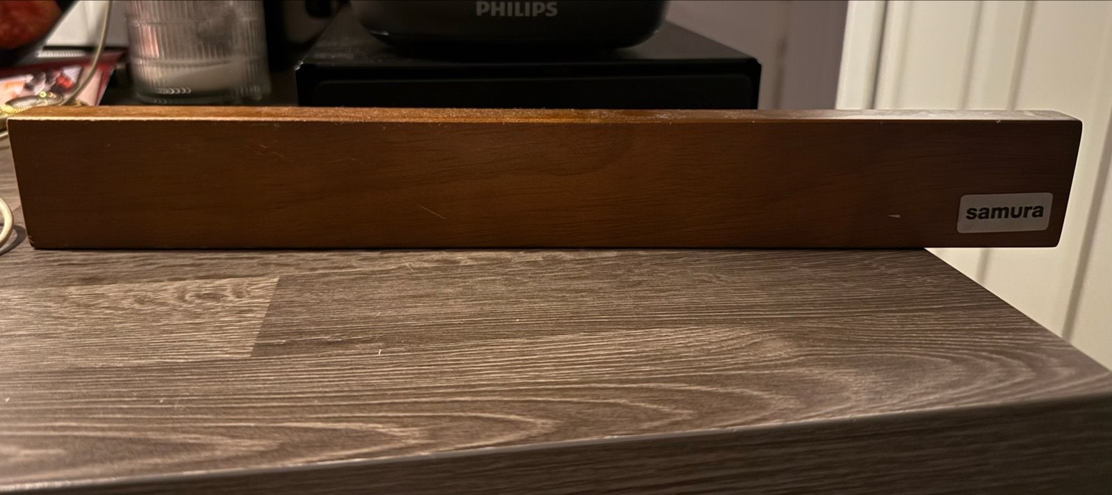 Samura magnetisch messenblok van hout, Huis en Inrichting, Keuken | Keukenbenodigdheden, Ophalen, Hout, Overige typen, Gebruikt