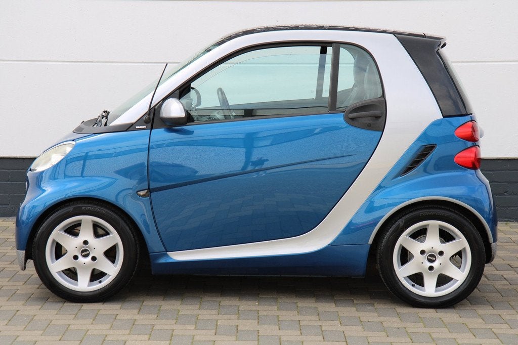 Smart Fortwo coupé 1.0 mhd Brabus Pano Airco NAP uniek !, Auto's, Smart, Automaat, Achterwielaandrijving, Gebruikt, Zwart