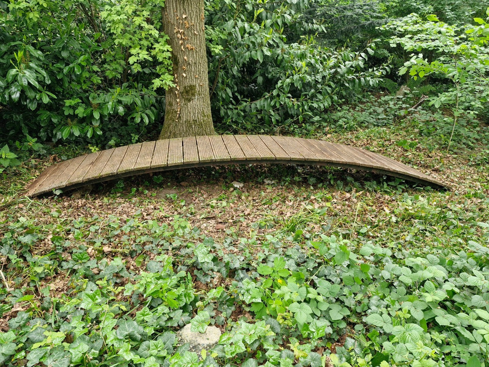 vijverbrug, tuinbrug, Ophalen, Gebruikt
