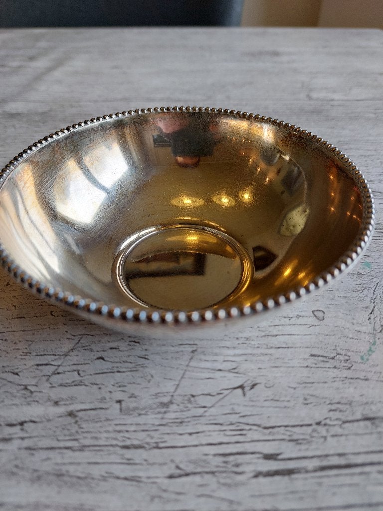 Zilver of verzilverd schaaltje, Antiek en Kunst, Ophalen, Zilver