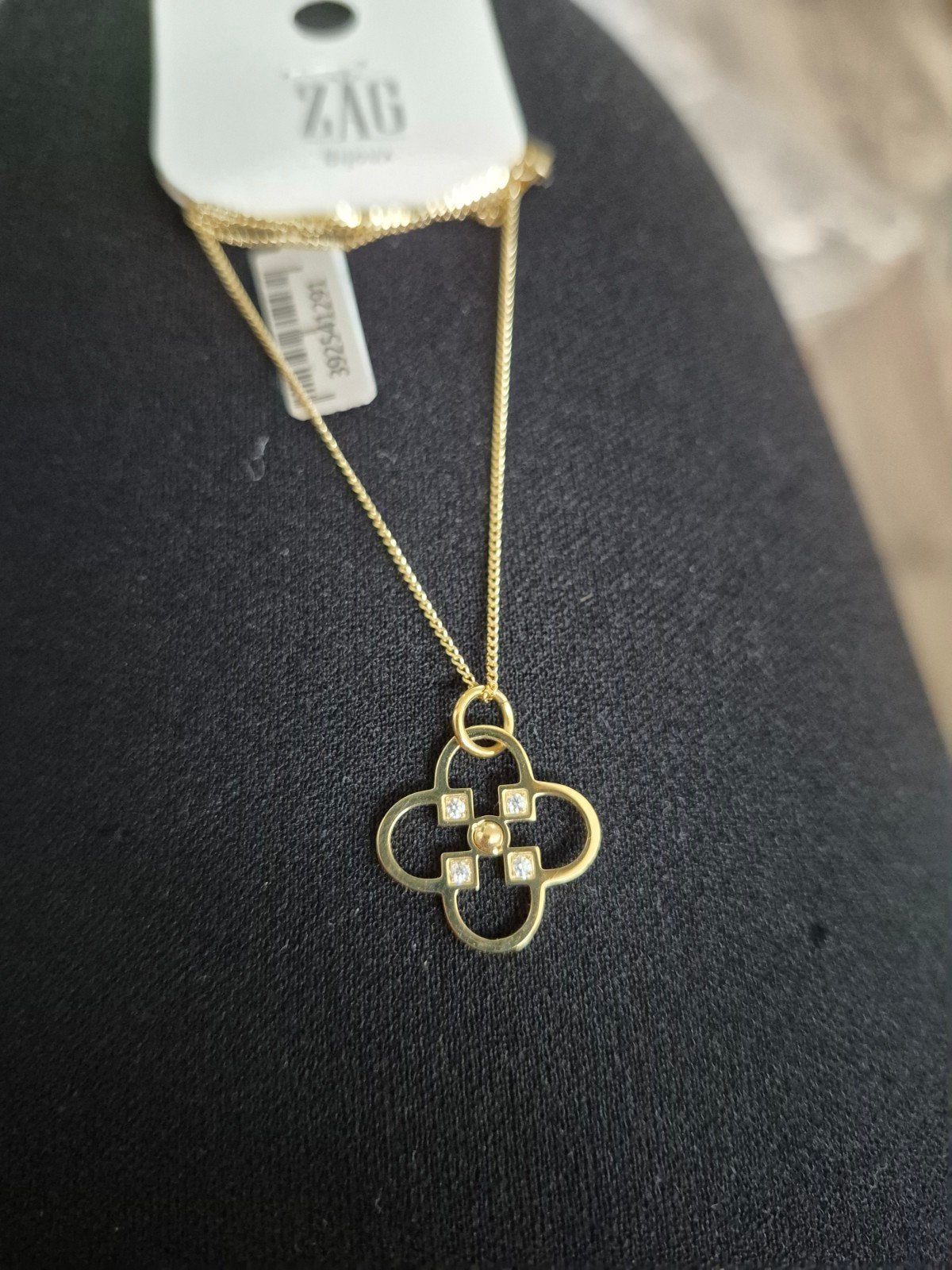 Nieuwe goudkleurige ketting van merk ZAG Bijoux., Overige materialen, Ophalen of Verzenden, Zo goed als nieuw, Verstelbaar