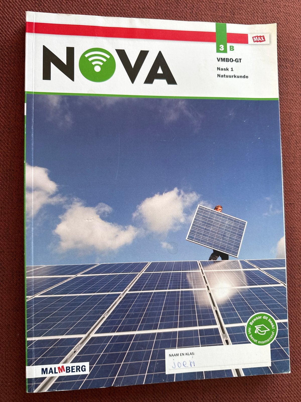 NOVA Natuurkunde VMBO-GT 3B Nask 1 - Malmberg, Boeken, Ophalen of Verzenden, Gelezen, VMBO, Natuurkunde