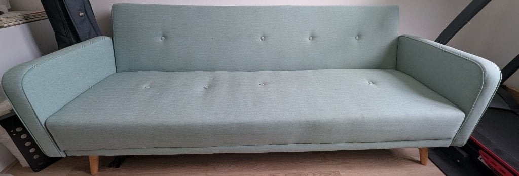 Slaapbank, Ophalen, Gebruikt, 210 cm, Twijfelaar