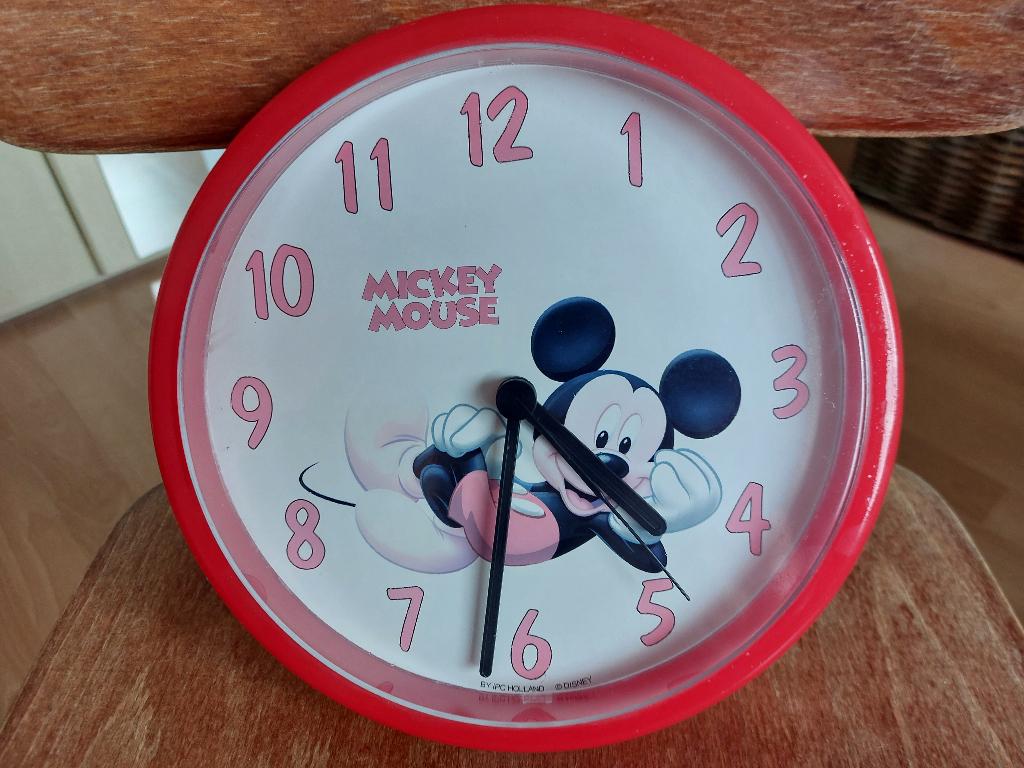 klok Mickey Mouse, Ophalen of Verzenden, Mickey Mouse, Zo goed als nieuw