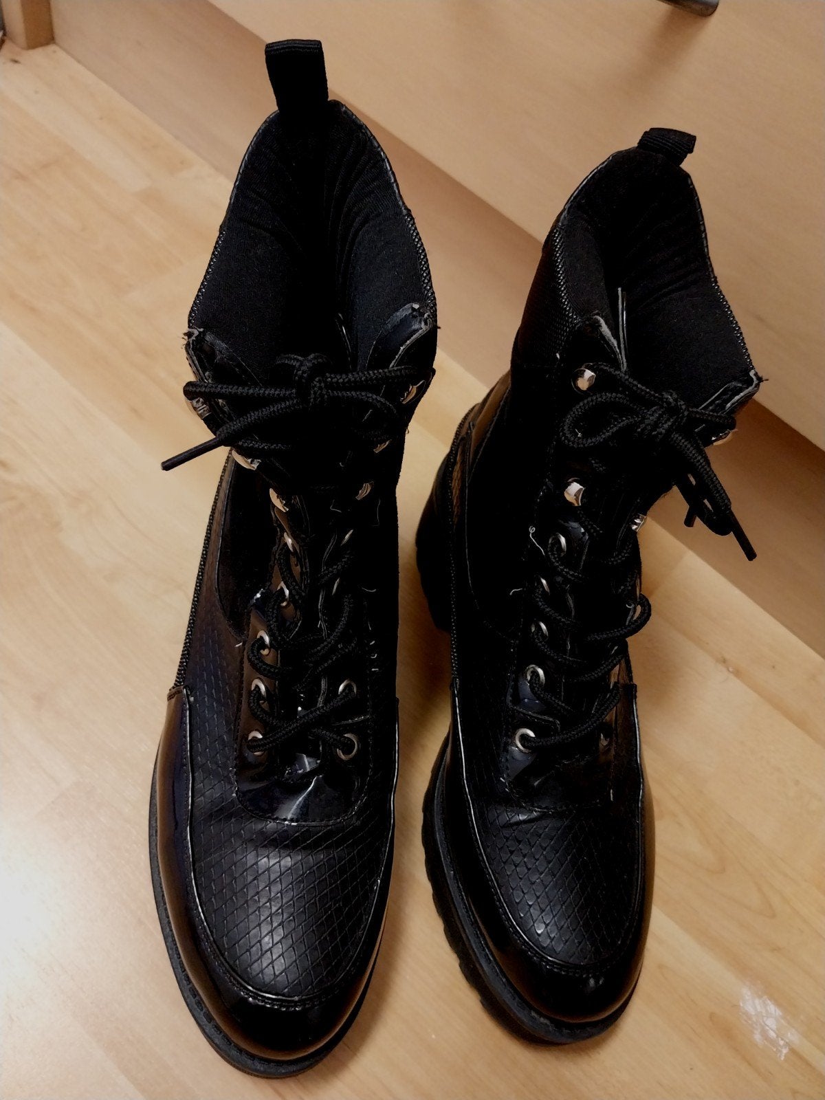 Day-Vine Shoes Zwarte Laarzen Maat 39 Zo Goed Als Nieuw, Zwart, Ophalen of Verzenden, Zo goed als nieuw, Day vine
