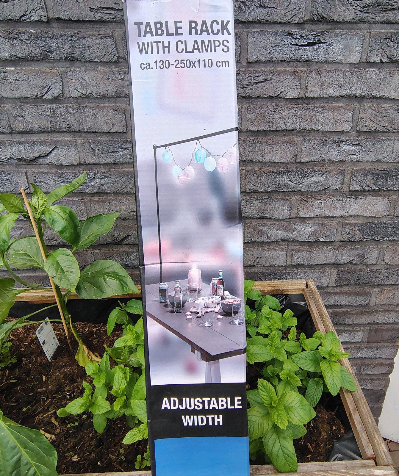 Tafelrek met klemmen, tablerack, Ophalen, Nieuw