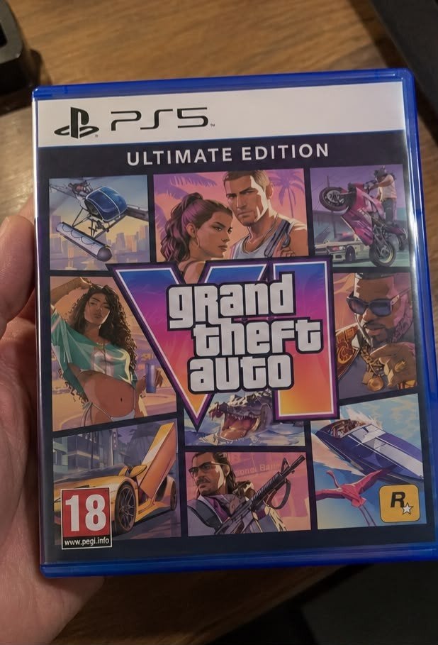 Grand Theft Auto VI (GTA 6) Disc Case - PS5 Ultimate Edition, Spelcomputers en Games, Avontuur en Actie, Online, Nieuw, Ophalen of Verzenden