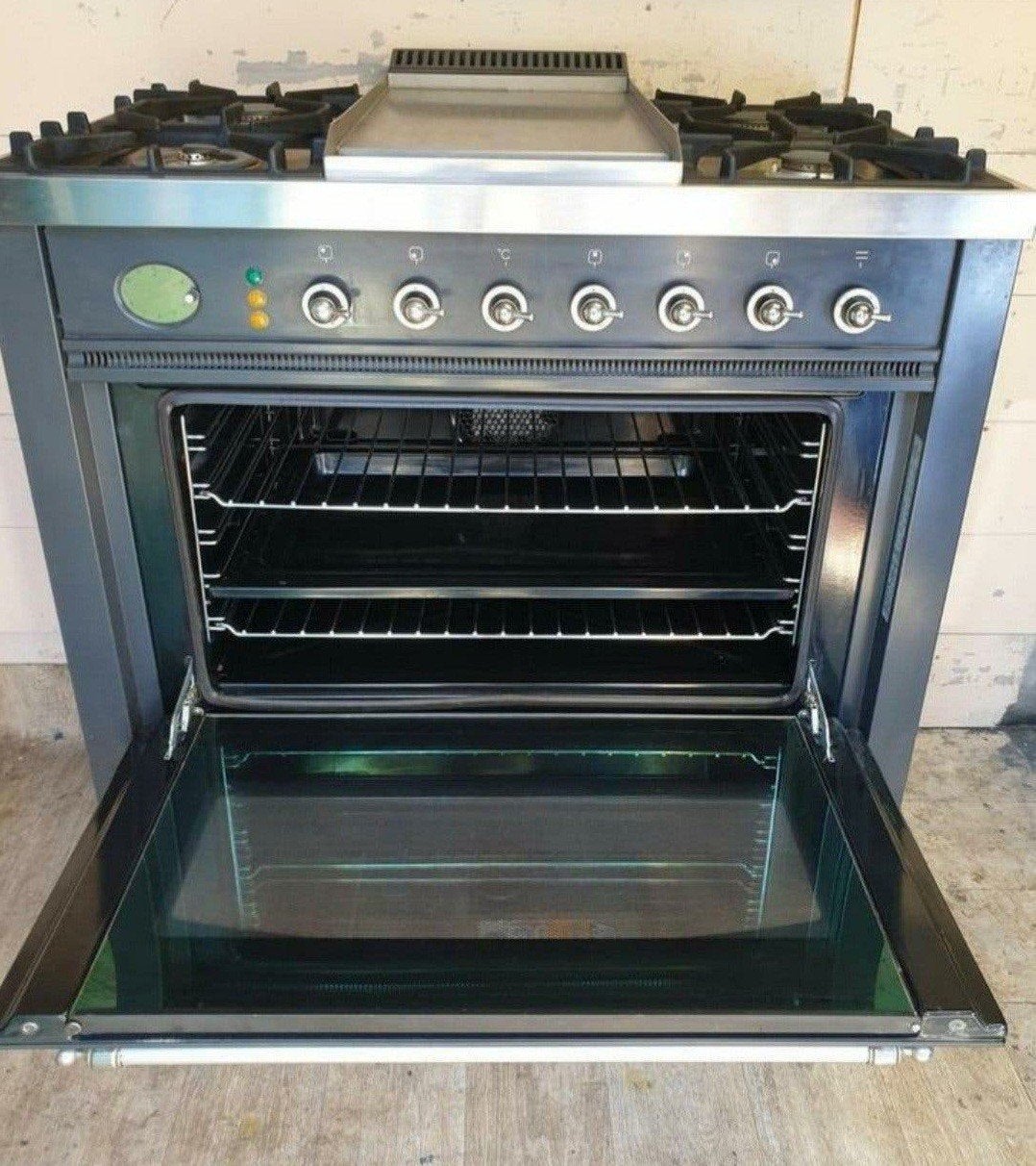 Borretti Fornuis met Gas Kookplaat en Oven - Gebruikt, Gebruikt, 60 cm of meer, Ophalen of Verzenden, Gas