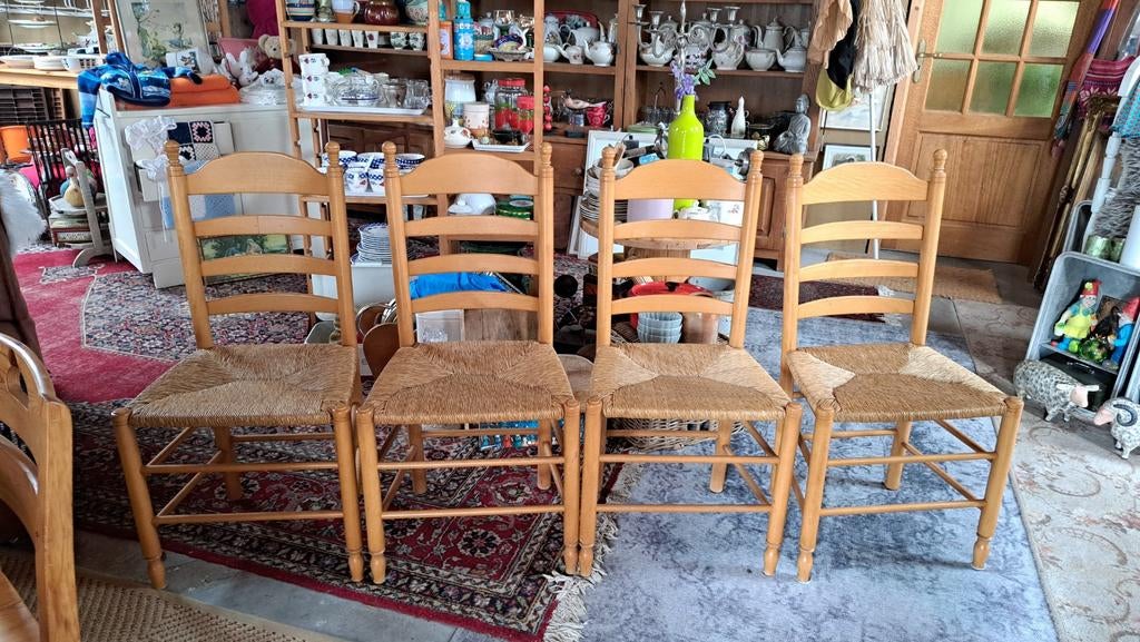 Eetkamerstoelen, Huis en Inrichting, Stoelen, Ophalen, Vier