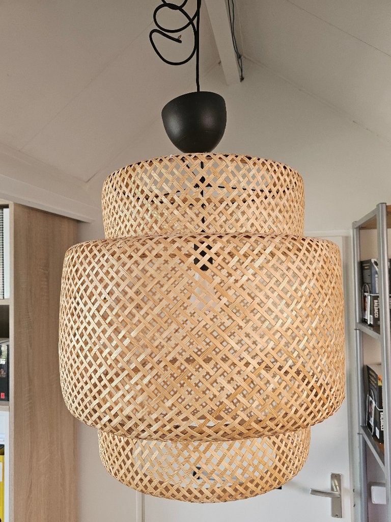 IKEA Sinnerlig Hanglamp, Ophalen, Boho / Scandinavisch-Japandi, Zo goed als nieuw, Minder dan 50 cm