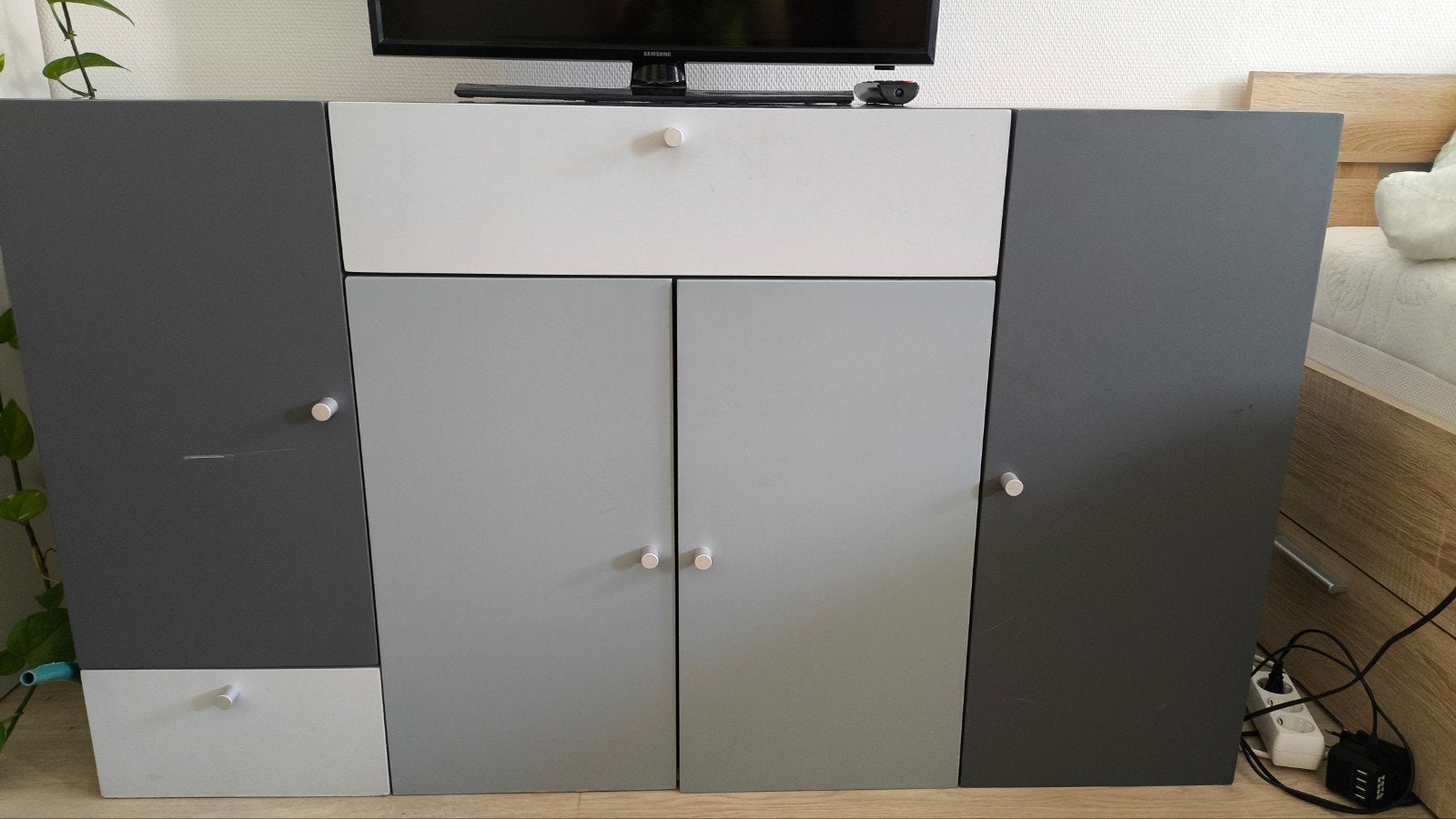 Kast met opbergruimte en lades (120*40*70cm), Ophalen, Gebruikt