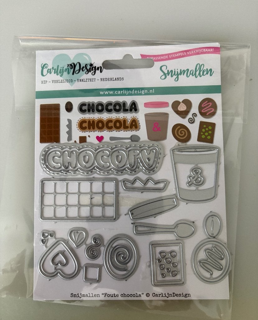 Carlijn design foute chocola snijmal CDSN-0107, Verzenden, Nieuw, Overige thema's, Pons of Mal