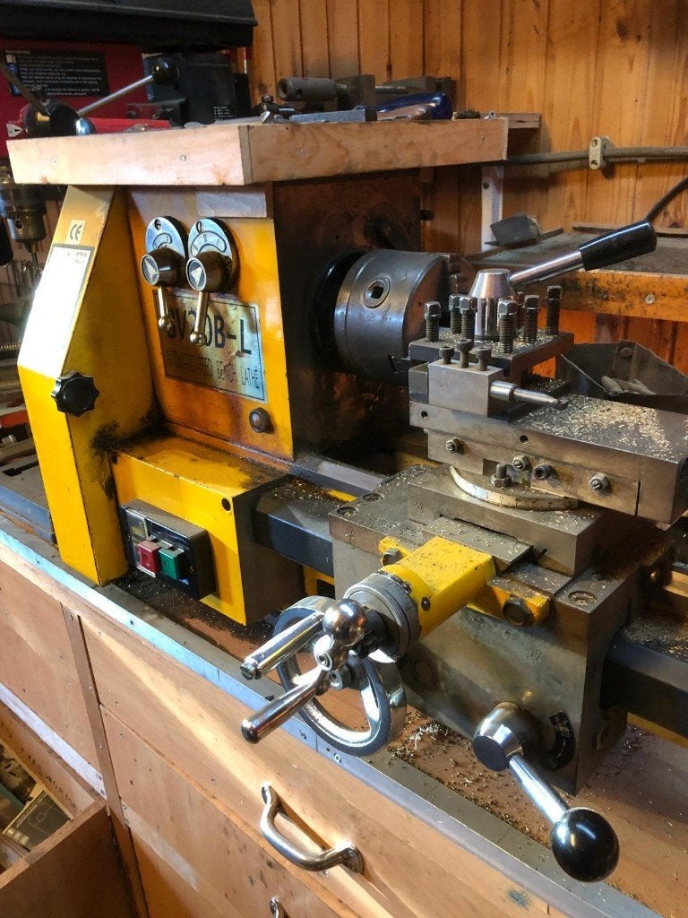 Draaibank BV20B-L, Ophalen, Gebruikt, Metaaldraaibank, Minder dan 500 mm