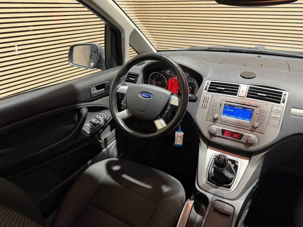 Ford C-Max 1.8-16V Titanium | Airco | Cruise | Trekhaak, Auto's, Ford, Gebruikt, 4 cilinders, Overige brandstoffen, Zwart