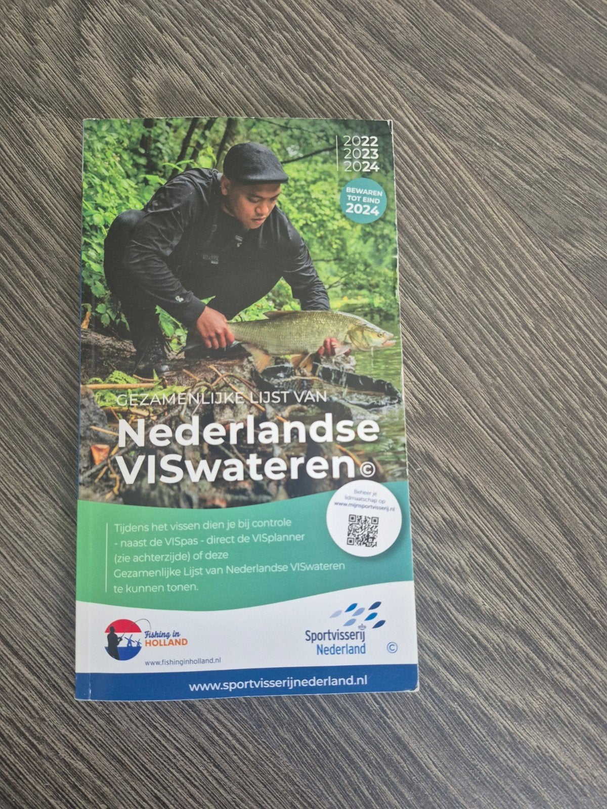 Gezamenlijke Lijst van Nederlandse VISwateren 2022-2024, Ophalen of Verzenden, Zo goed als nieuw, Boek of Tijdschrift