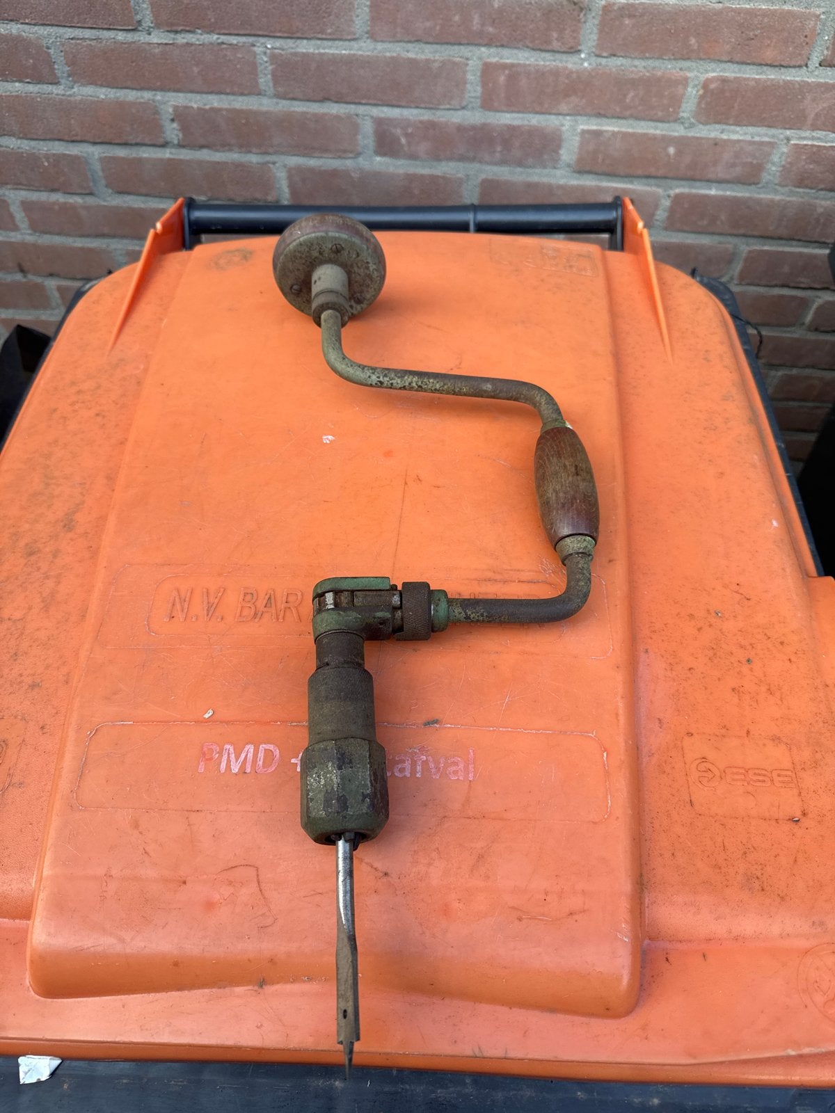 Vintage handboor / boorzwengel, Ophalen