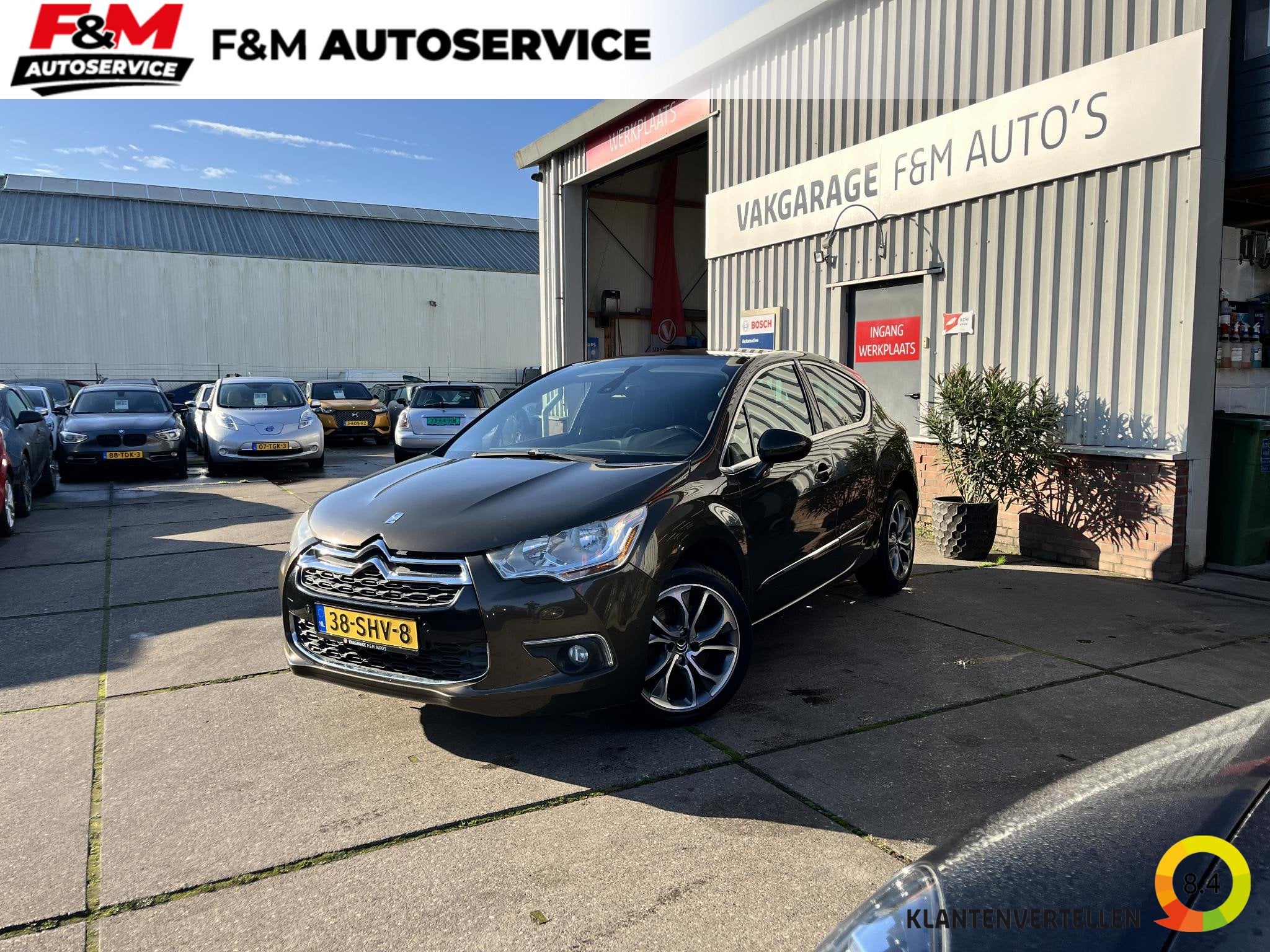 Citroen DS4 1.6 THP Sport Chic, Auto's, Voorwielaandrijving, Euro 5, 4 cilinders, Bruin