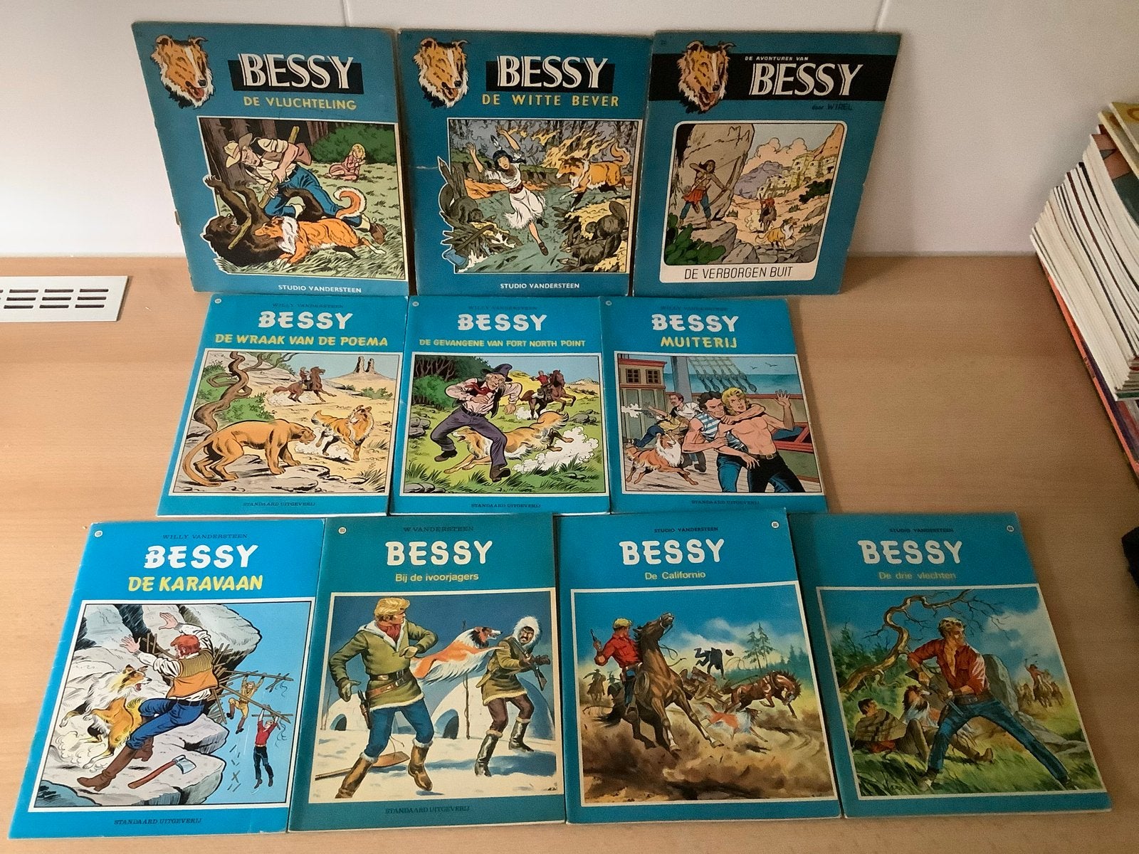 Bessy stripboeken - Studio Vandersteen, Meerdere stripboeken, Ophalen of Verzenden, Gelezen