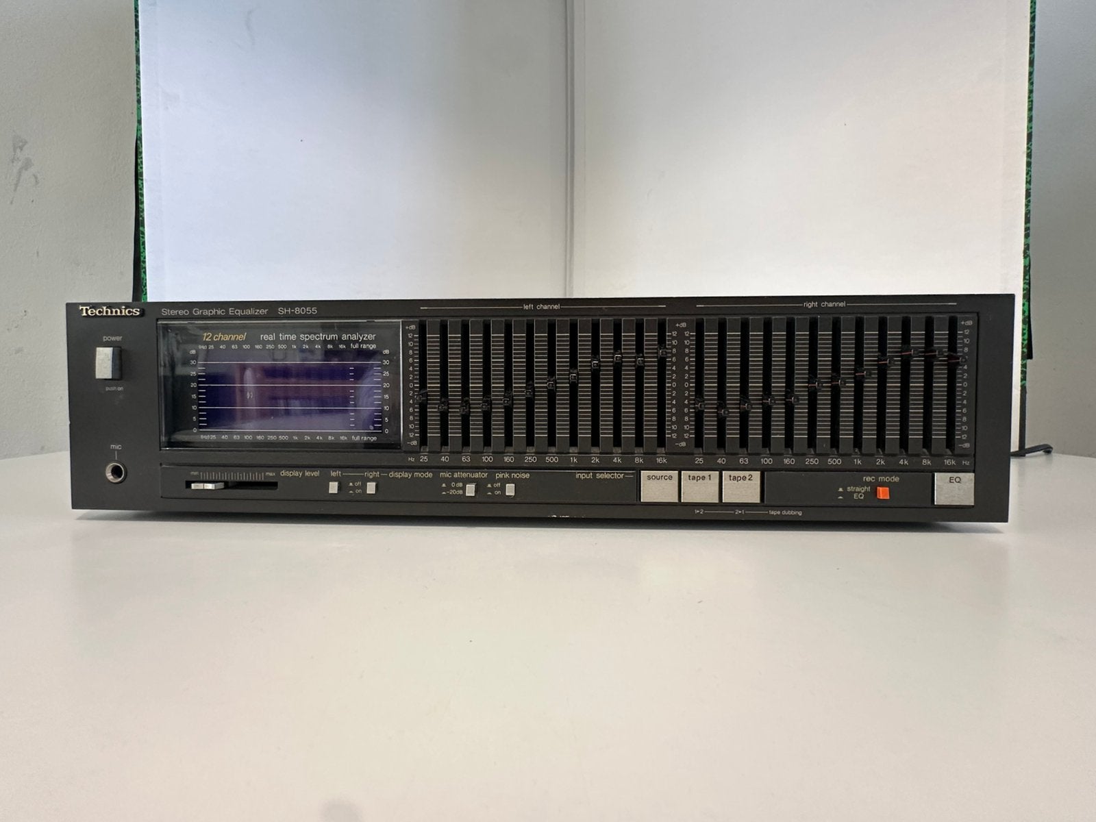 Technics SH-8055 Equalizer / Spectrum Analyzer -Vintage HiFi, Ophalen of Verzenden, Gebruikt, Minder dan 500 watt, Overige typen