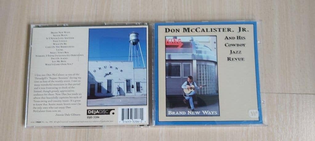 Don McCalister Jr Brand New Ways CD Texaans, Pop, Overige typen, Ophalen of Verzenden, Zo goed als nieuw