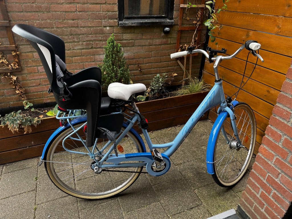Mooie Romet Damesfiets / Moederfiets 28 inch + Kinderzitje, Ophalen, 1 zitje, Gebruikt, Overige merken