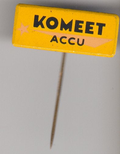 Vintage speld 'Komeet accu', Verzenden, Zo goed als nieuw