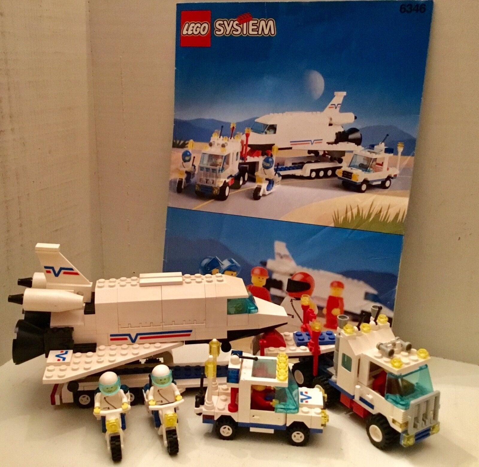 Lego 6346 Space Shuttle launching crew 1992 Volledige set, Kinderen en Baby's, Speelgoed | Duplo en Lego, Gebruikt, Verzenden