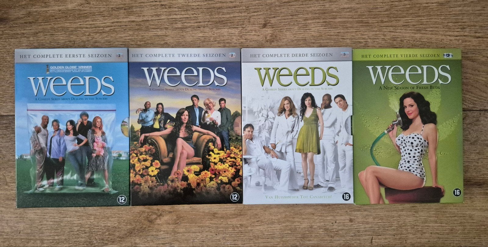 Weeds - Seizoen 1, 2, 3 & 4, Vanaf 16 jaar, Seizoen 1, Ophalen of Verzenden, Gebruikt