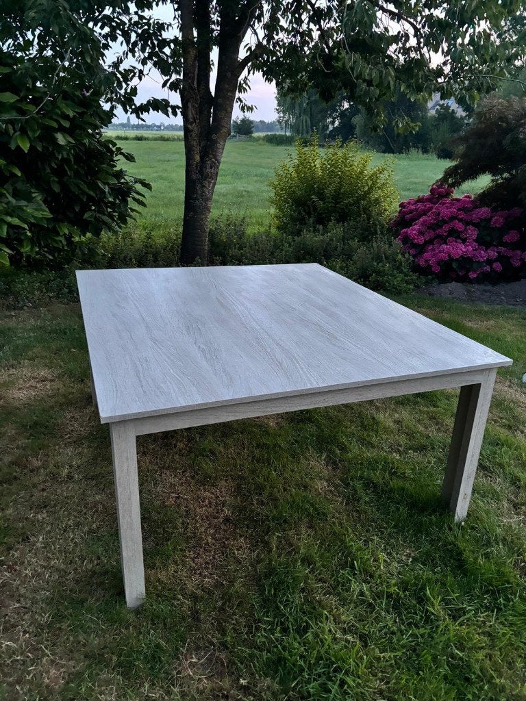 tafel, Huis en Inrichting, Tafels | Eettafels, Ophalen, 50 tot 100 cm, Zo goed als nieuw, 150 tot 200 cm