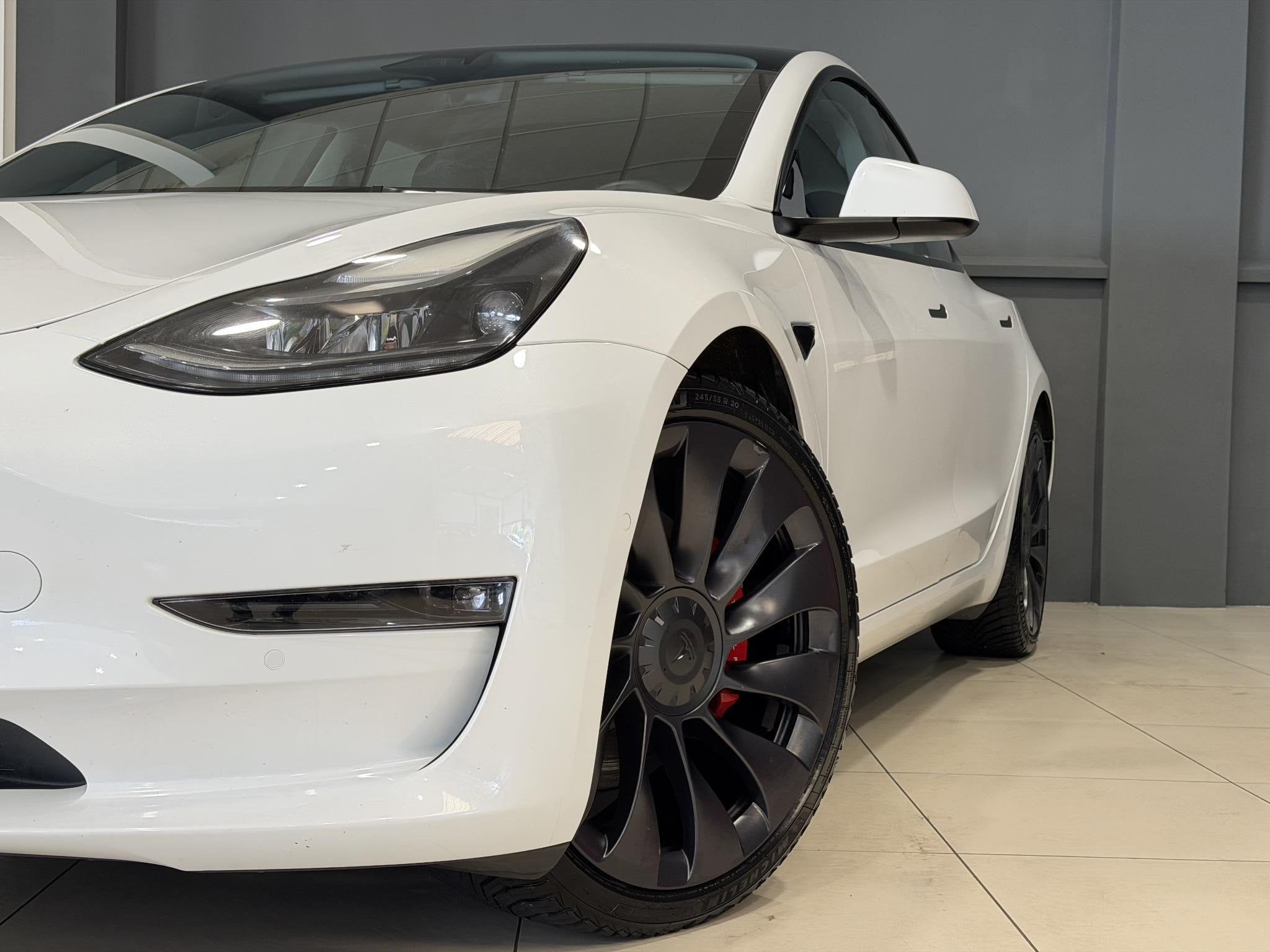 Tesla Model 3 Performance AWD 75 kWh | Performance | SOH 87,, Auto's, Automaat, Stof, Gebruikt, 547 km