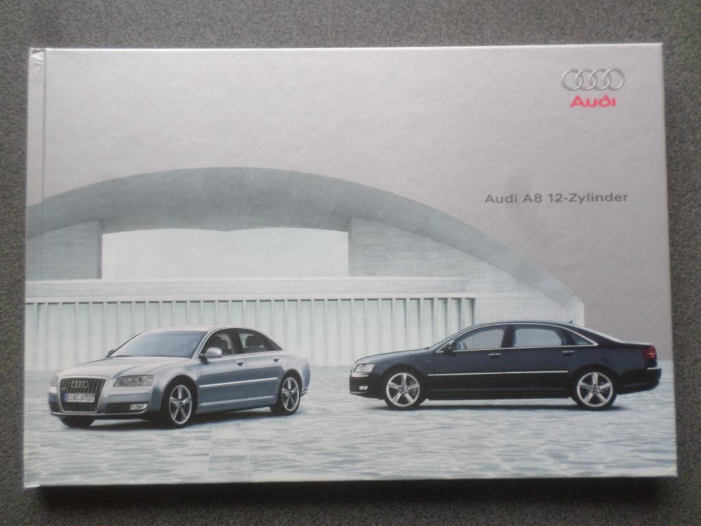 Audi A8 W12 & W12L 2007 Boek, Ophalen of Verzenden, Zo goed als nieuw, Audi
