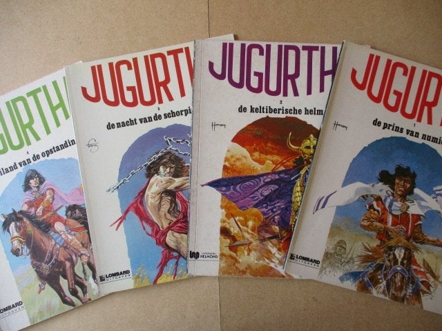 w0148 jugurtha 1 t/m 16, Meerdere stripboeken, Ophalen, Gelezen