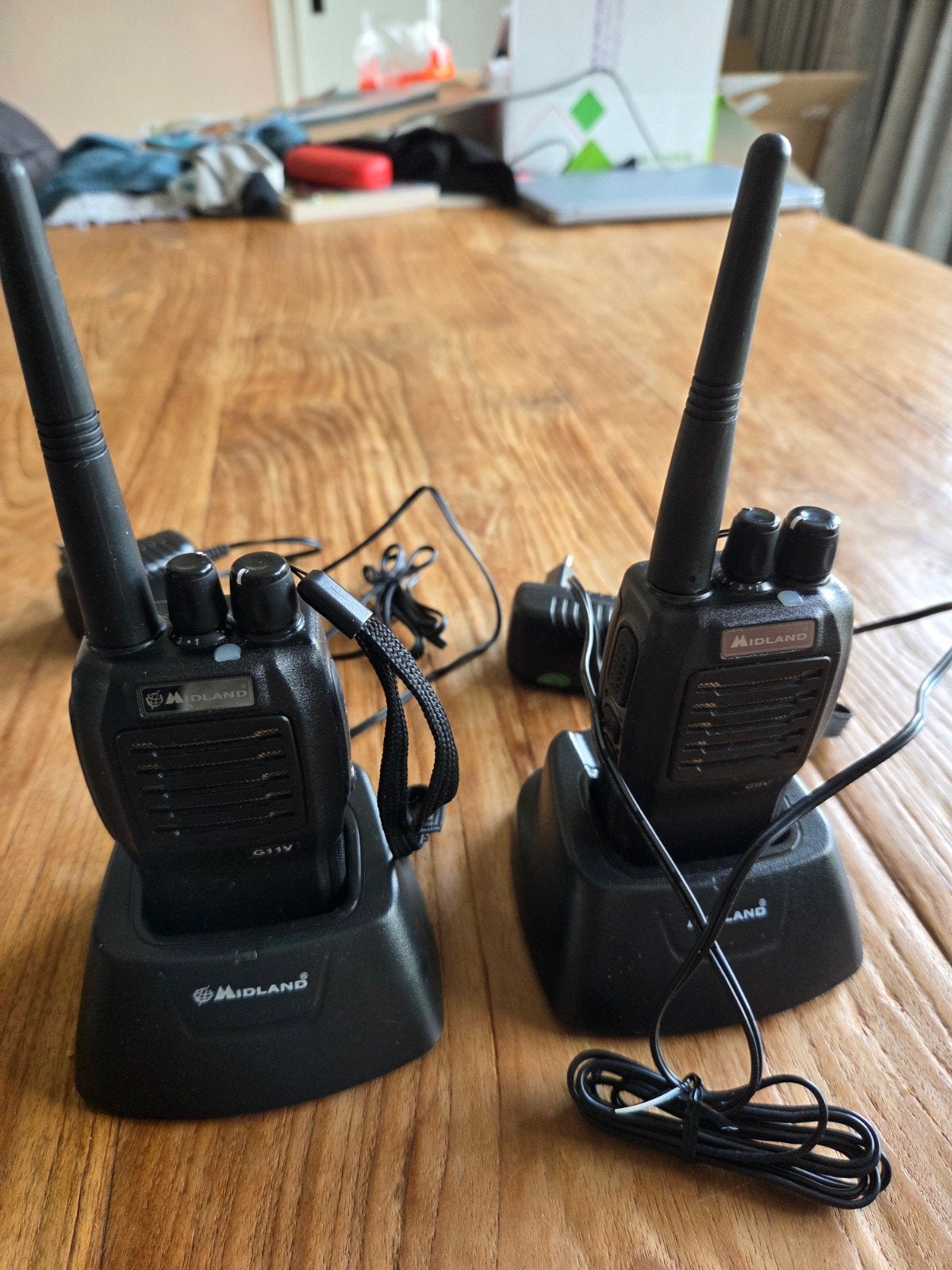 Midland G11V Portofoons (set van 2/4/6) met laders, Telecommunicatie, Portofoons en Walkie-talkies, Ophalen of Verzenden