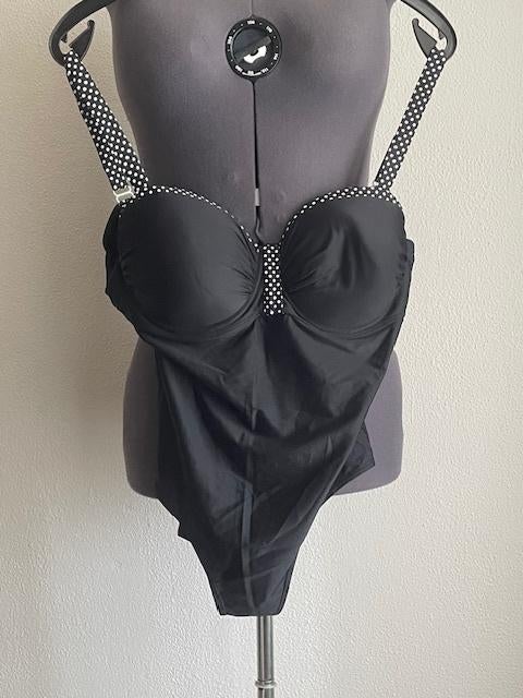 Badpak Bonprix BPC maat 44 nieuw, Kleding | Dames, Badmode en Zwemkleding, Ophalen of Verzenden, Nieuw, Zwart, Badpak