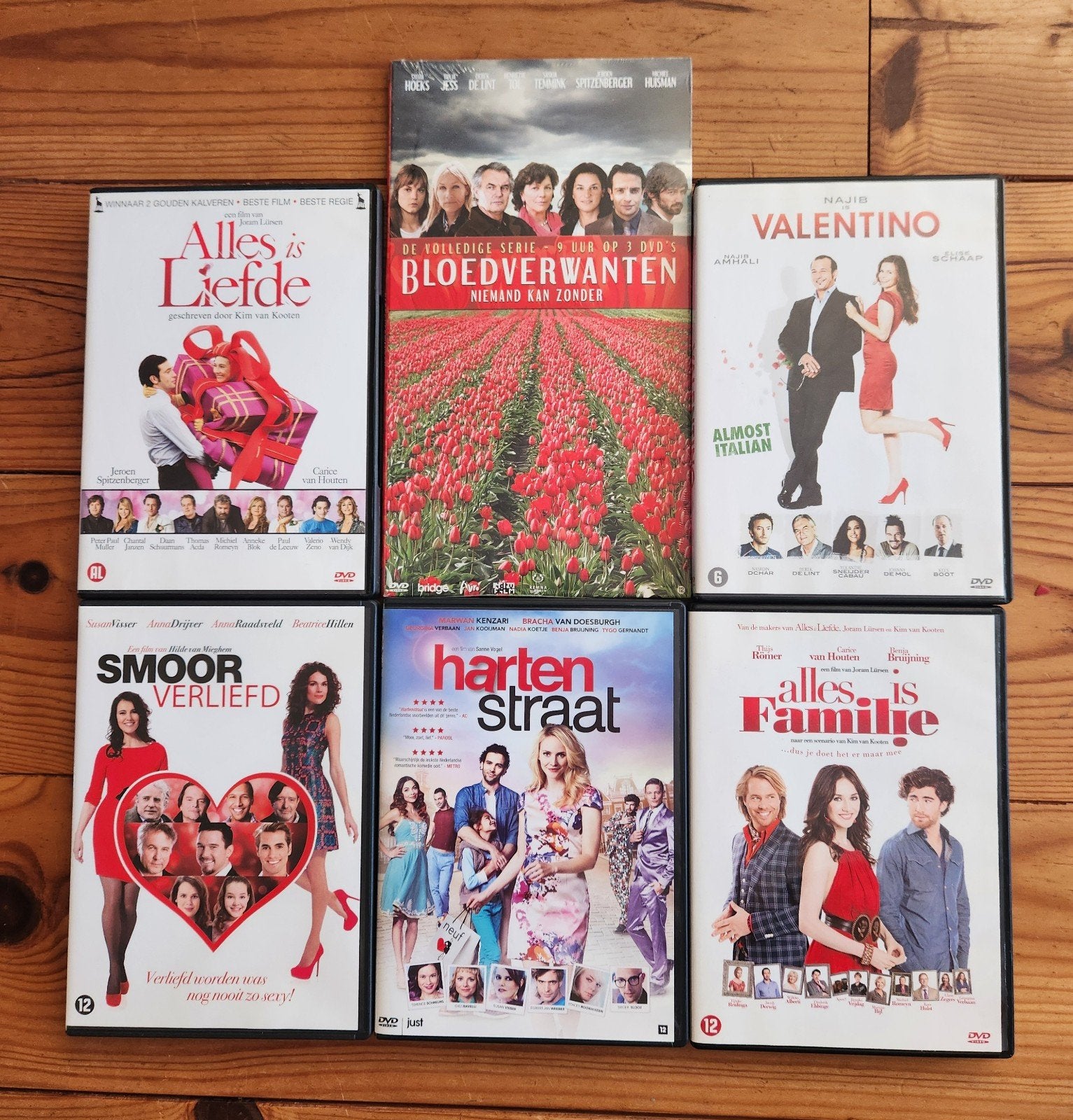 Nederlandse Romantische Komedies DVD Collectie (6 stuks), Cd's en Dvd's, Dvd's | Overige Dvd's, Gebruikt, Nederlands, Vanaf 12 jaar