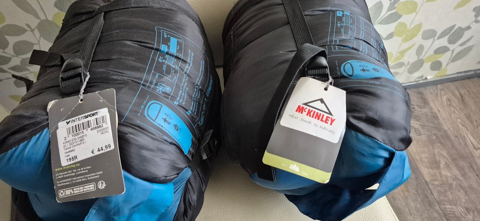 2x McKinley Slaapzak Compact - Nieuw met labels, Ophalen of Verzenden, Nieuw