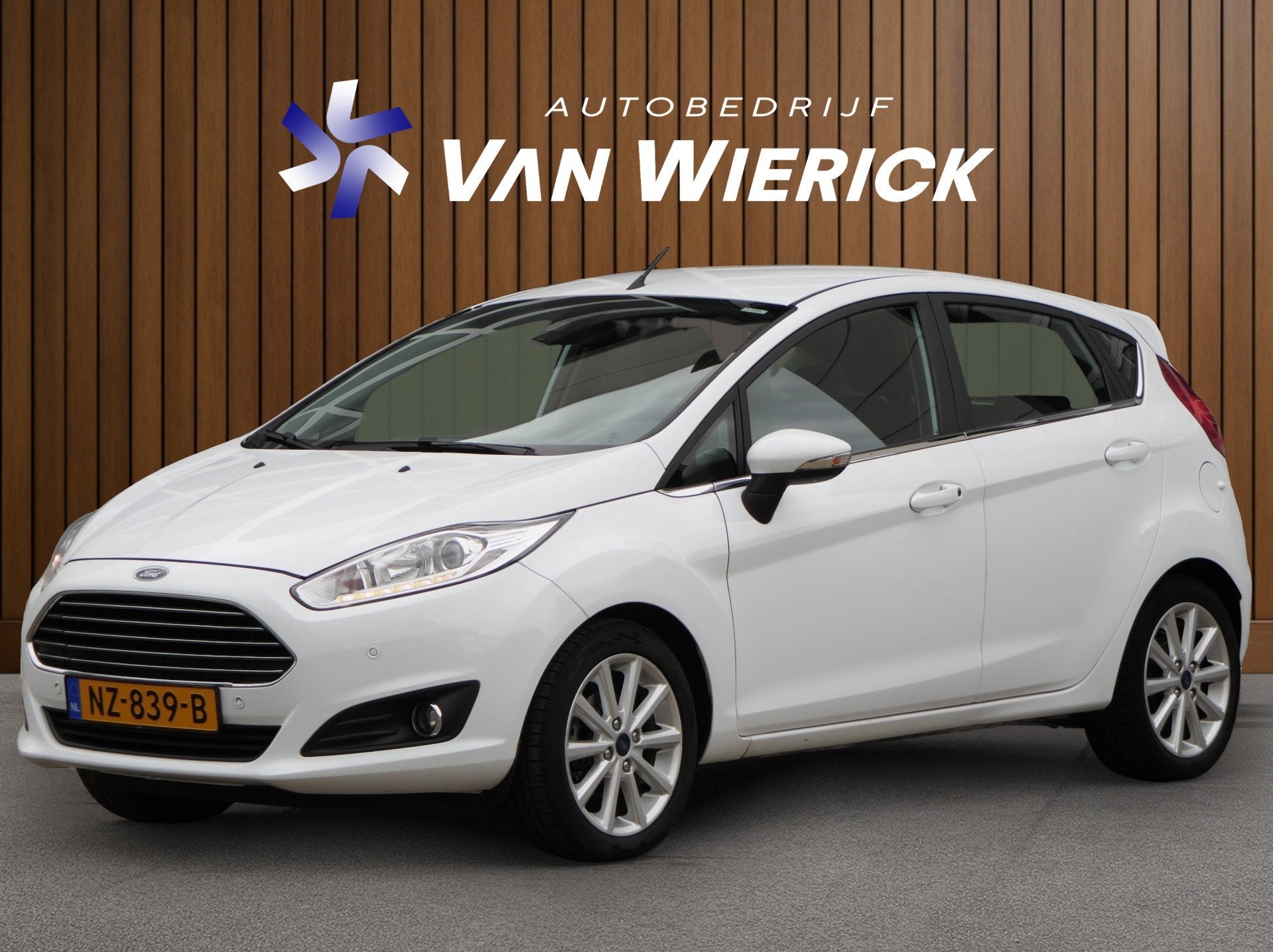 Ford Fiesta 1.0 EcoBoost Titanium 101PK! | Cruise | Parkeers, Auto's, Voorwielaandrijving, Origineel Nederlands, Bedrijf, Handgeschakeld