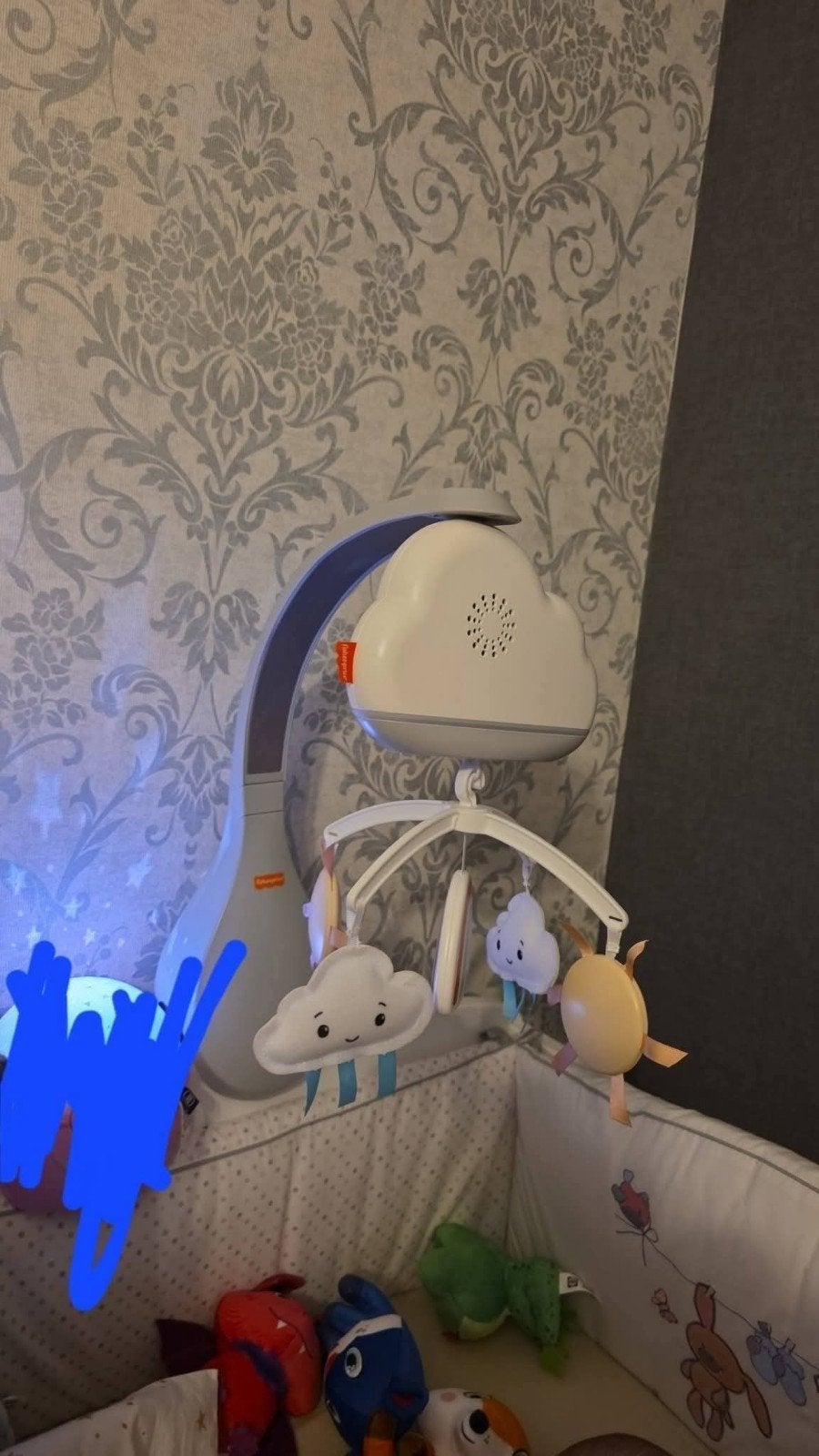 Baby Mobiel / Carousel met licht en geluid, Ophalen of Verzenden, Zo goed als nieuw, Mobiel, Met licht