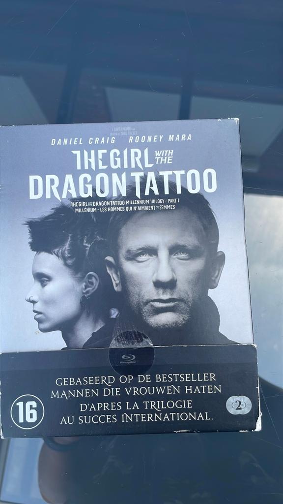 The girl with the dragon tattoo blu-ray, Ophalen of Verzenden, Gebruikt, Thrillers en Misdaad