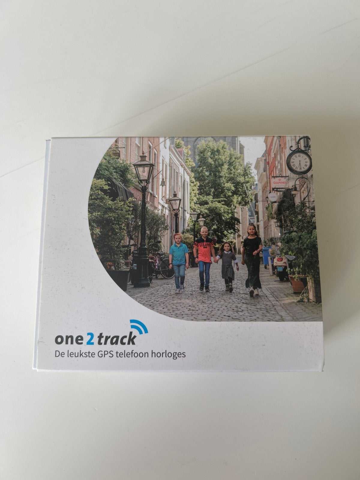 One 2 Track connect move GPS horloge (sim kaart verlopen), Ophalen, Zwart, Zo goed als nieuw, GPS